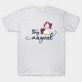 Christmas Unicorn: Stay Magical T-Shirt